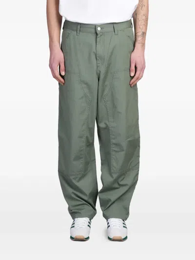 Carhartt Double Knee Pants In Green Cotton
