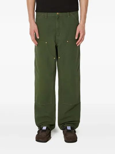 Carhartt Double Knee Trousers In Green