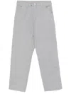 Carhartt Single Knee Pant Straight Trousers In Grey
