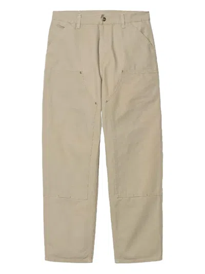 Carhartt Double Knee Trousers In Neutral