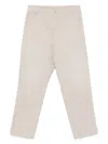 Carhartt Double Knee Cotton Blend Trousers In Neutrals