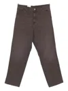 Carhartt Double-pocket Cotton Jeans In Brown