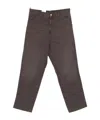 Carhartt Double-pocket Cotton Jeans In Gray