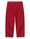 Carhartt Double-pocket Trousers In Red
