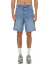 Carhartt Simple Short Blue In Denim