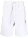 Carhartt Drawstring Cotton-blend Shorts In Grey