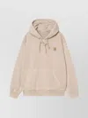 Carhartt Drawstring Hood Front Pocket Sweatshirt In Brown