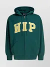 Carhartt Drawstring Hood Kangaroo Pocket Ribbed Cuffs In Green
