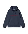 Carhartt Drawstring Hooded Hoodie In Black