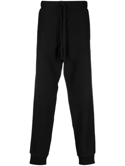 Carhartt Drawstring-waist Cotton-blend Trackpants In Black