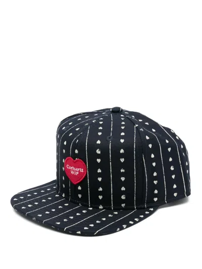 Carhartt Drewe Cap In Heart C Pinstri