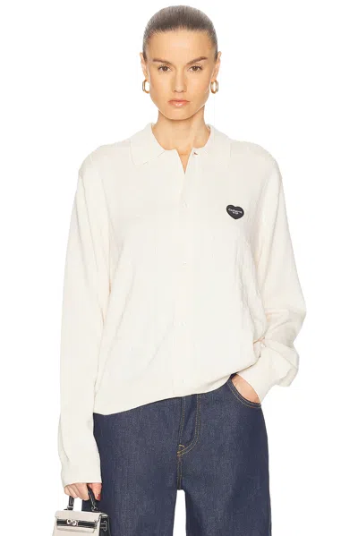 Carhartt Drewe Cardigan In Nude