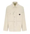 Carhartt Buttoned Cuffs Collared Long Sleeves Waist Tabs In Neutral