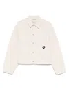 Carhartt Drewe Jacket With Heart Logo In Neutrals