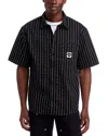 Carhartt Drewe Oversized Fit Short Sleeve Shirt In Black