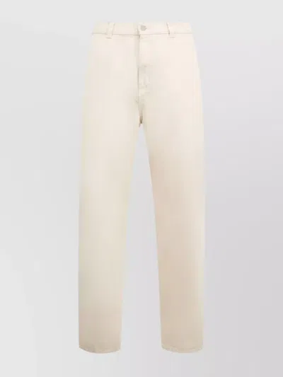 Carhartt Drewe Trousers With Side And Back Pockets In White