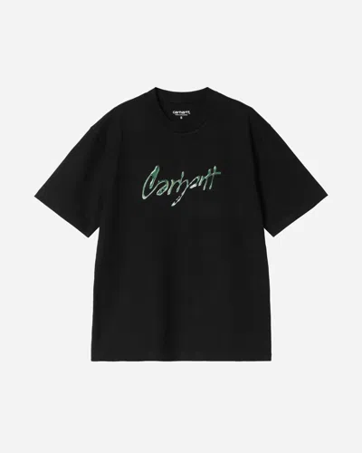 Carhartt Black Drip Script T-shirt