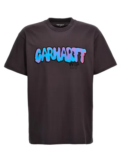 Carhartt Drip T-shirt In Charcoal