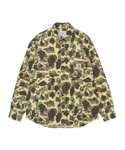 CARHARTT DUCK CAMOUFLAGE-PRINT SHIRT