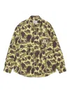 Carhartt Duck Camouflage-print Shirt In Yellow