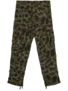 Carhartt Wip Main Duck Cargo Cotton Trousers In Green