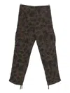 Carhartt Duck Cargo Trousers In Brown