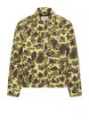 Carhartt Camouflage Patterned Button-down Collar Shirt In Animal Print