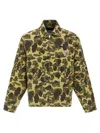 Carhartt Camouflage Long Sleeve Collared Jacket In Green