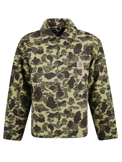 Carhartt Duck Detroit Jacket In Multi
