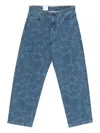 Carhartt Printed Denim Duck Landon Pant In Blue