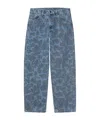 Carhartt Printed Denim Duck Landon Pant In Blue