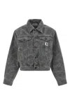 Carhartt Duck Orell Puffer Jackets Gray In Gray