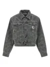 Carhartt Duck Orell Jacket In Gray