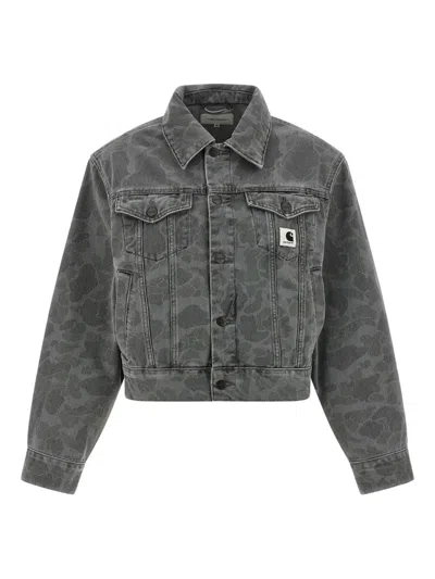 Carhartt Duck Orell Jacket In Gray