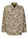 Carhartt Work In Progress Liam Camo Poplin Jacket In Neutrals