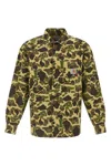 Carhartt Camouflage Long Sleeve Collared Jacket In Yellow