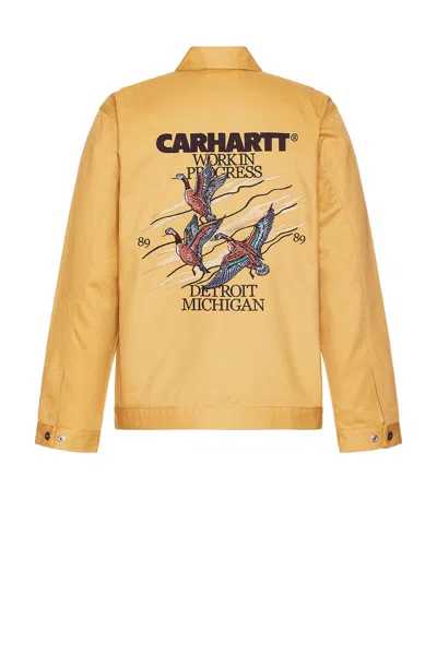 Carhartt Ducks Jacket In Bourbon