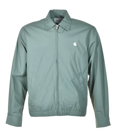Carhartt Duke Jacket Silver Pine / Wax In Green