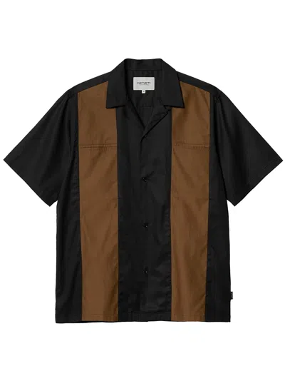 Carhartt Durango Shirt Men Black/brown In Tencel