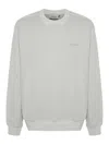 Carhartt Wip Duster Script Cotton Sweatshirt In Grey