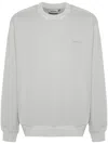 Carhartt Duster Script Logo-embroidered Sweatshirt In Grey