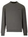 Carhartt Cotton Sweatshirt With Embroidered Logo In Black