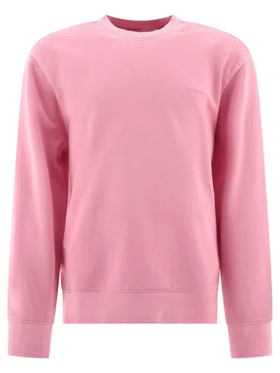 CARHARTT DUSTER SCRIPT SWEATSHIRTS PINK