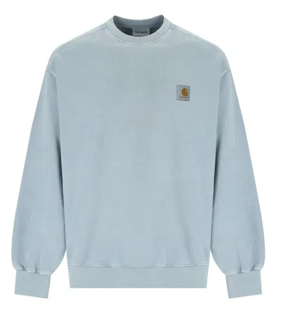 Carhartt Dusty Ice Vista Sweatshirt In Blue