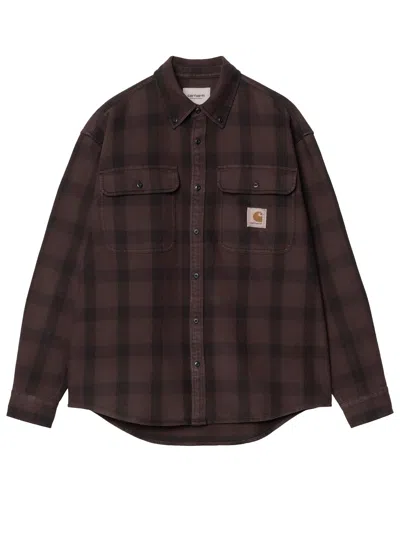 Carhartt Edmands Shirt In Brown