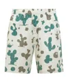 Carhartt Opus Cream Bermuda Shorts In Neutral