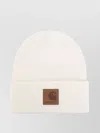 Carhartt Eldon Beanie Ribbed Knit Folded Cuff In Neutrals
