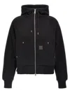 Carhartt Hooded Sweatshirt Front Pockets In Black