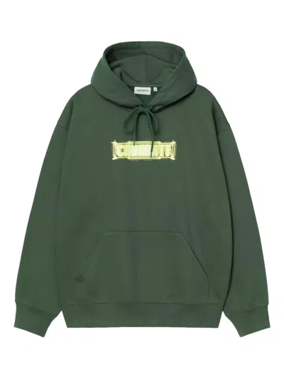 Carhartt Electric Boogie Hoodie In Green