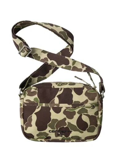 Carhartt Elford Camouflage Messenger Bag In Green